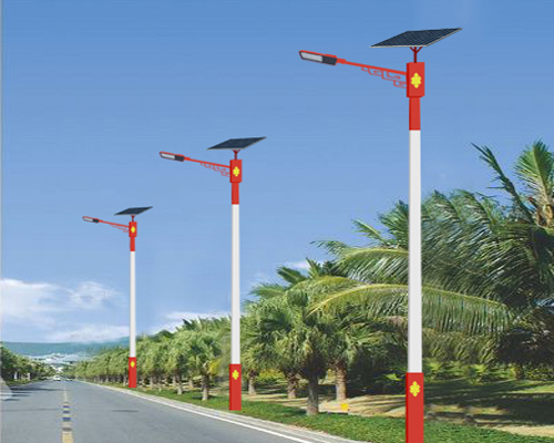 桑日民族特色路灯