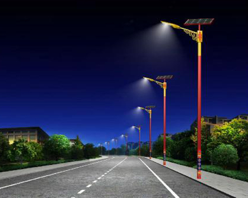 桑日民族特色路灯