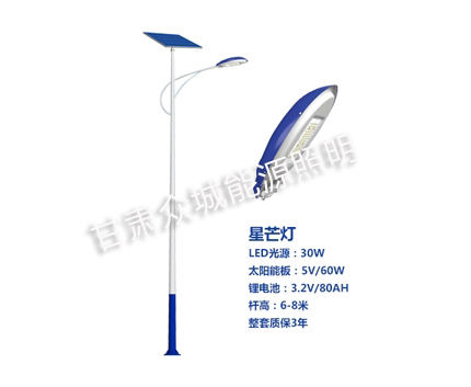 桑日爆款太阳能路灯